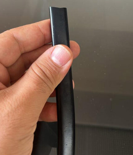 تیوپ نواری کتابی پلی اورتان (TPU) مشکی